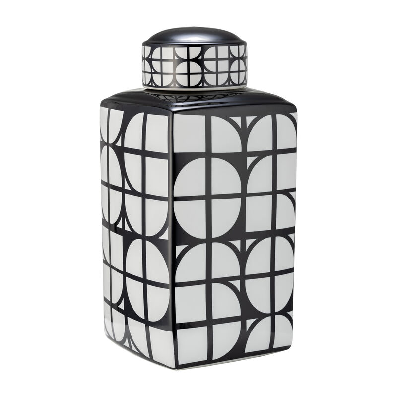 18H Square Jar W/ Lid image number 1