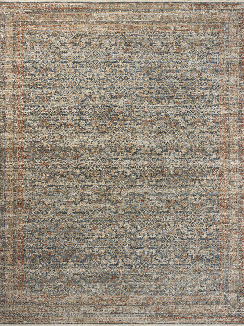Heritage HER-12 Blue / Rust 12''0" x 15''0" Rug by Patent Pending