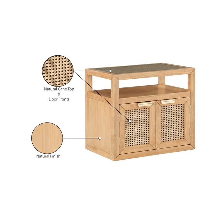 Meridian Furniture Cole Natural Night Stand