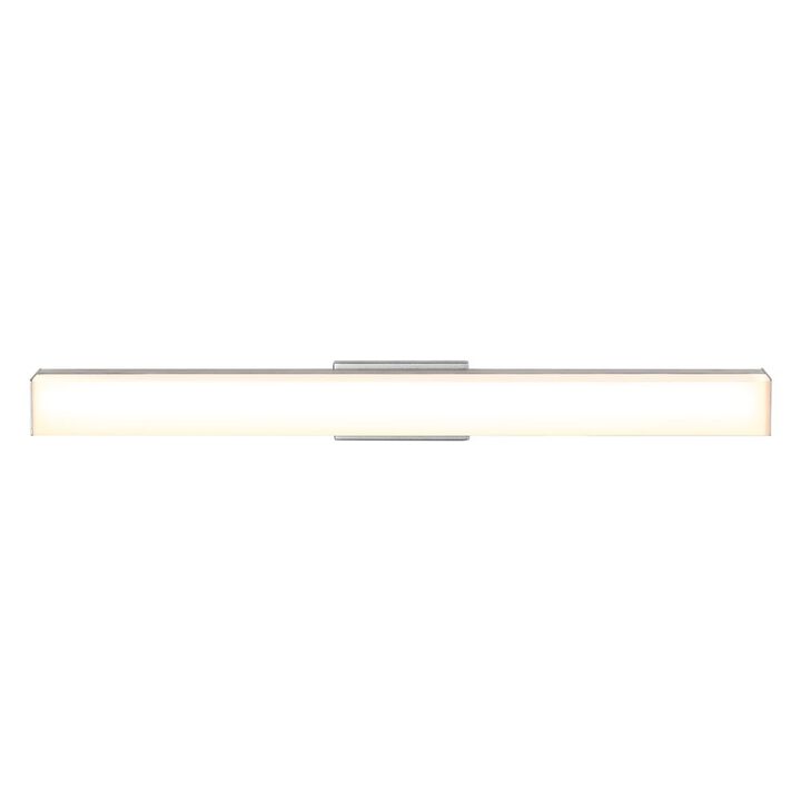 VONN Lighting Integrated AC LED ADA Compliant Bathroom Wall Lighting Fixture in Silver