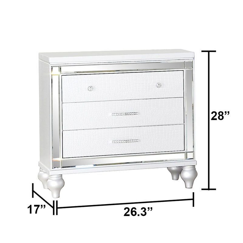 Brenessiq 3-Drawer Nightstand image number 2