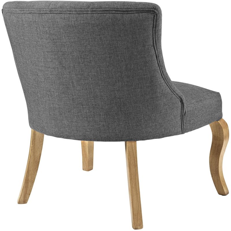 Modway Royal Fabric Armchair, Gray