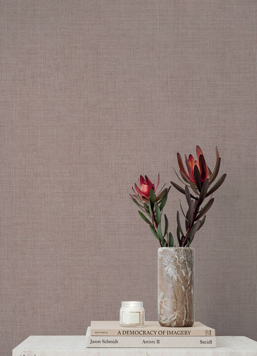 Alba Rose Open Weave Wallpaper (Set of 2)