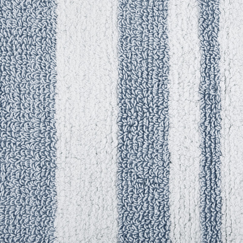 Gracie Mills Cecelia Casual Stripes Cotton Reversible Bath Rug image number 1