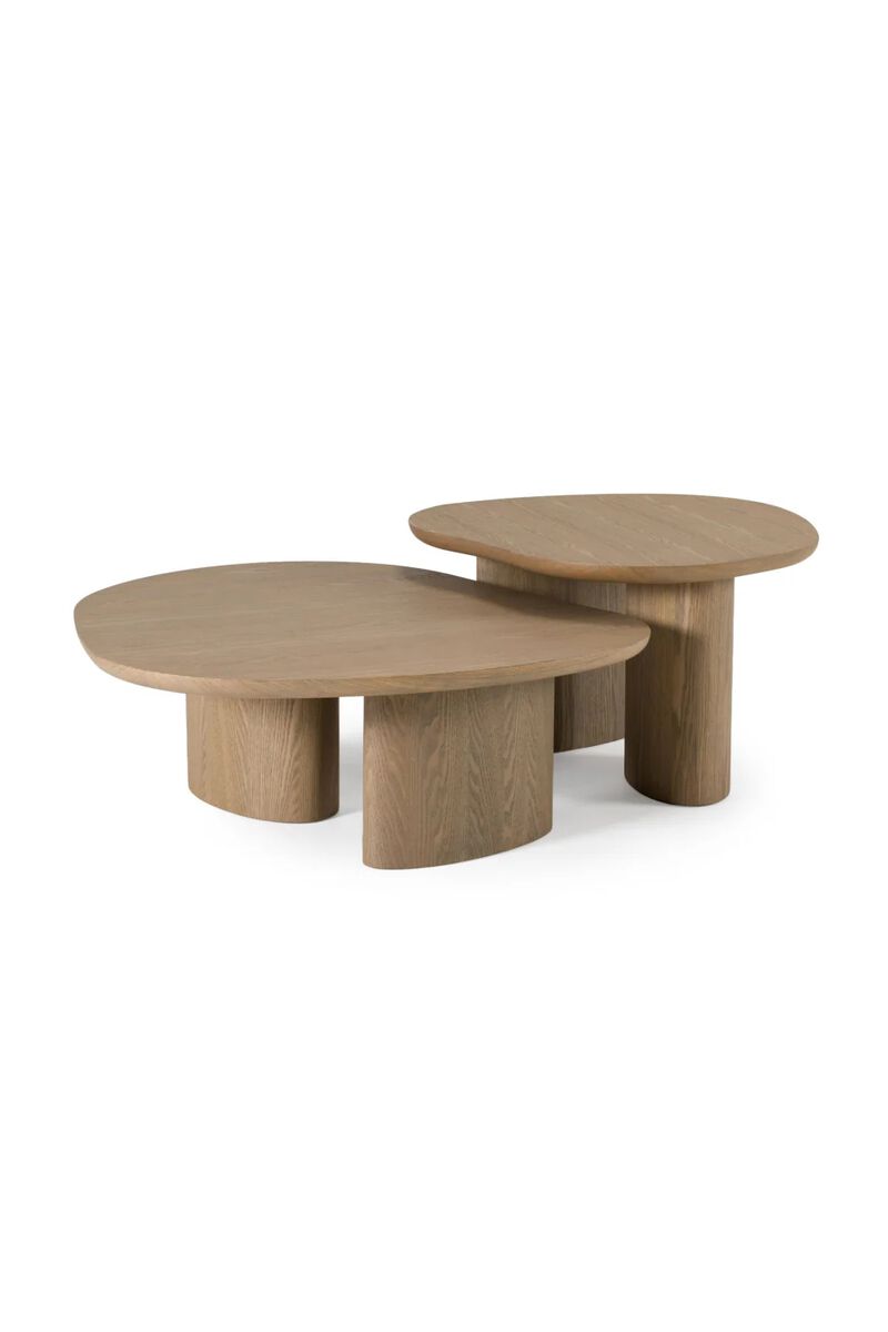 Wooden & Onyx Nesting Coffee Tables (3) | OROA Modern Raywood image number 2