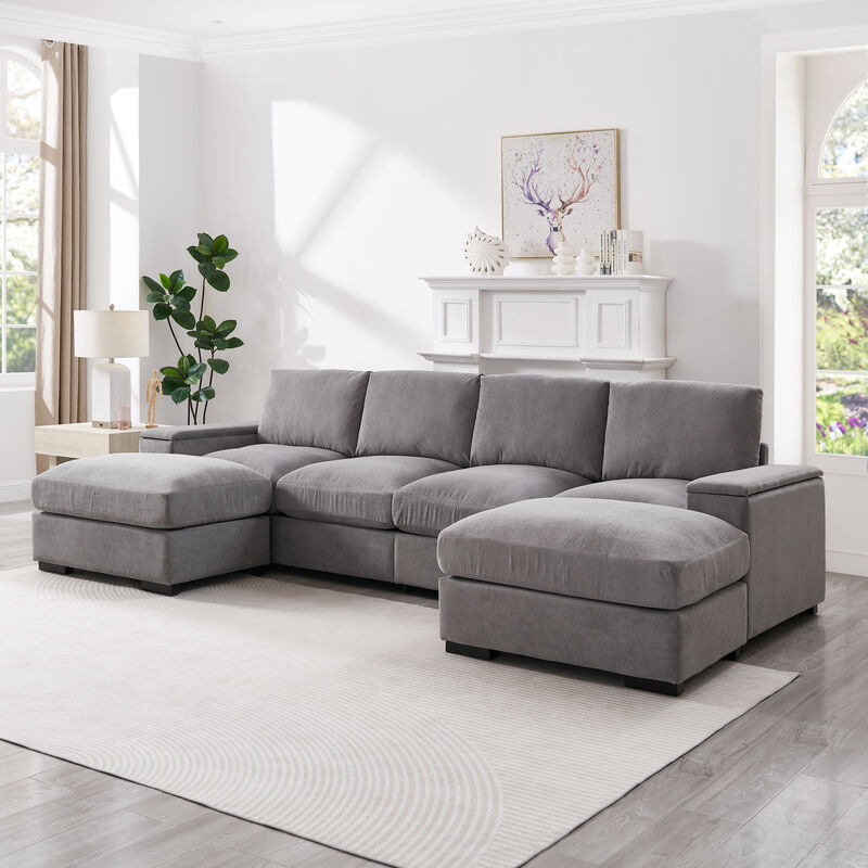 Monind U-Shaped Sectional Sofa image number 1