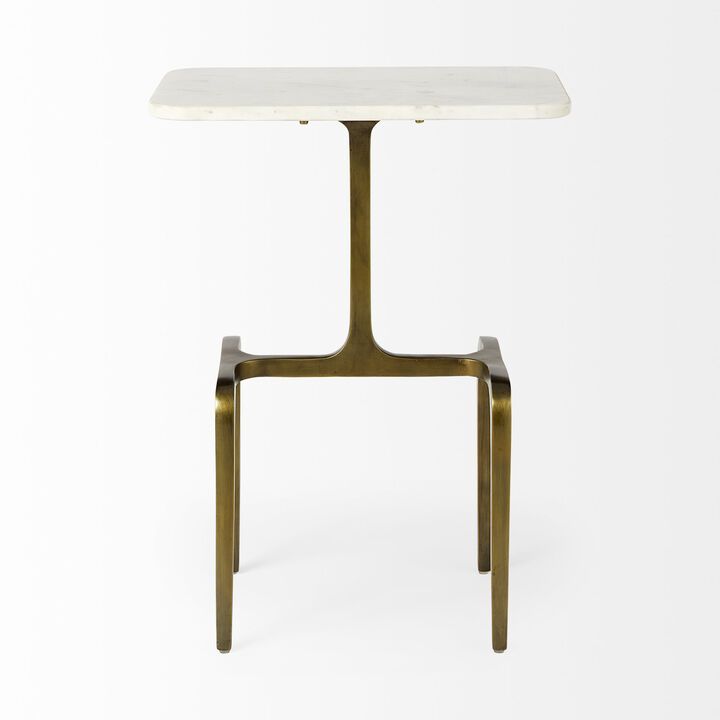 Preston Gold Accent Table
