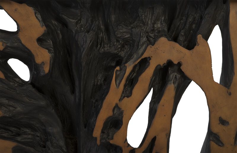 Cast Root Metal Framed Console Table