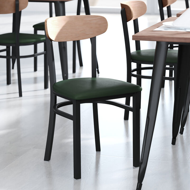 Metal/Wood Restaurant Chairs