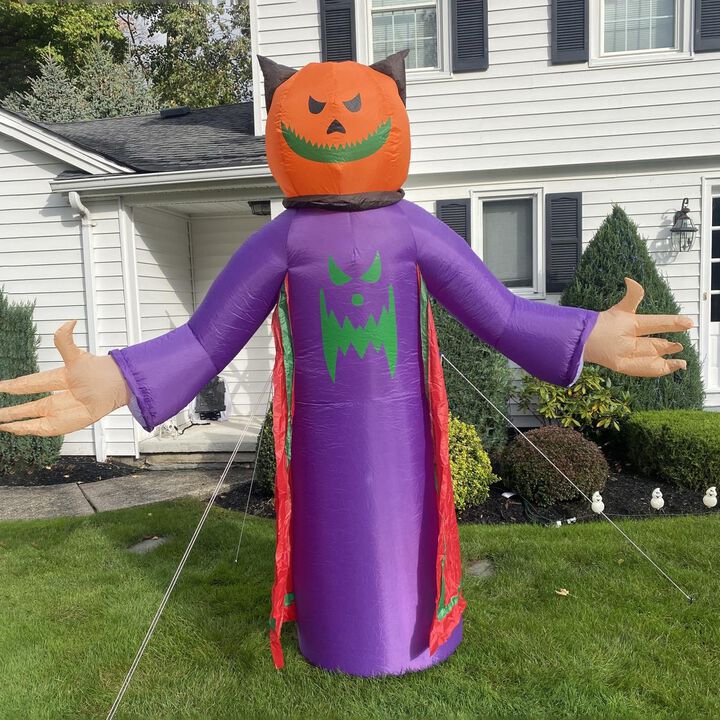 Northlight  8 ft. Lighted JackOLantern Grim Reaper Inflatable Outdoor Halloween Decoration