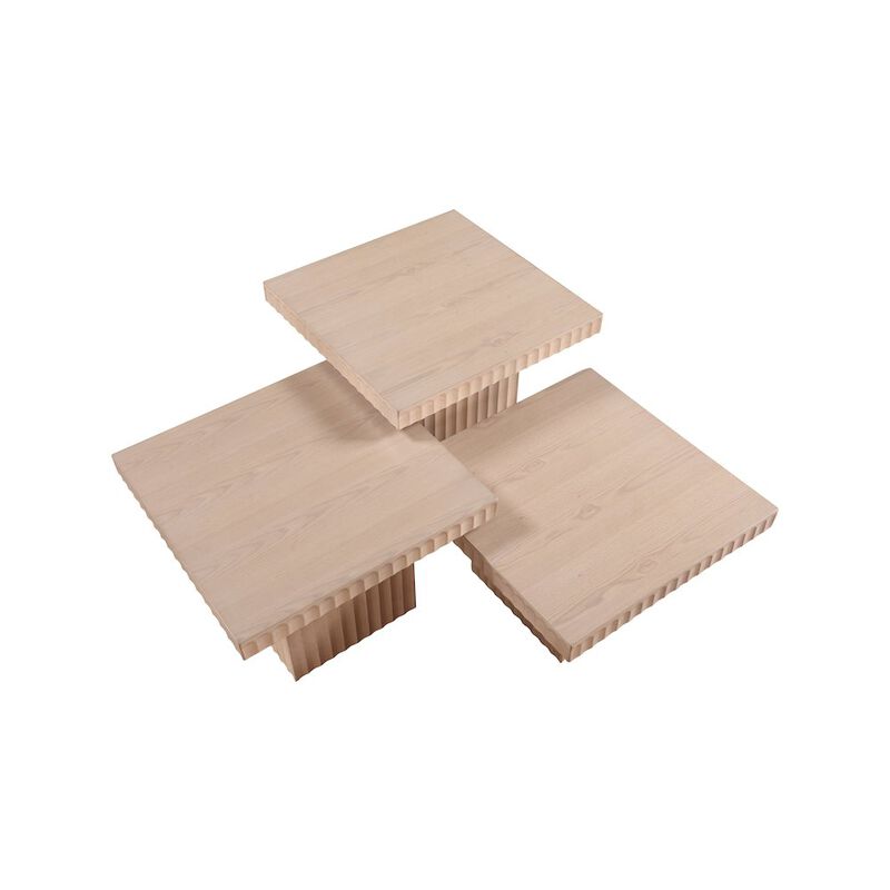 Meridian Furniture Spencer Natural Oak Veneer Coffee Table