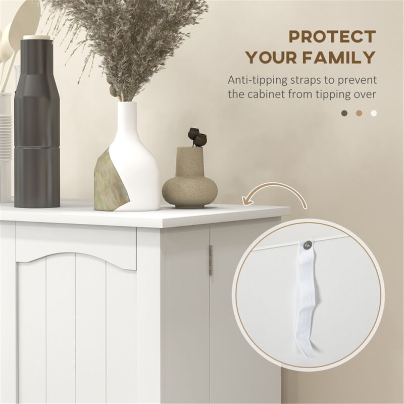 Multipurpose Kitchen Cabinet Storage Organizer with Doors & Drawers