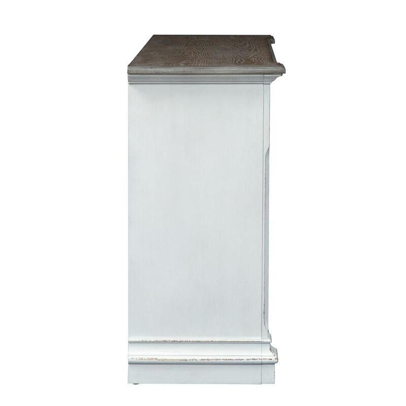 Liberty Furniture Abbey Park Buffet in Antique White image number 3