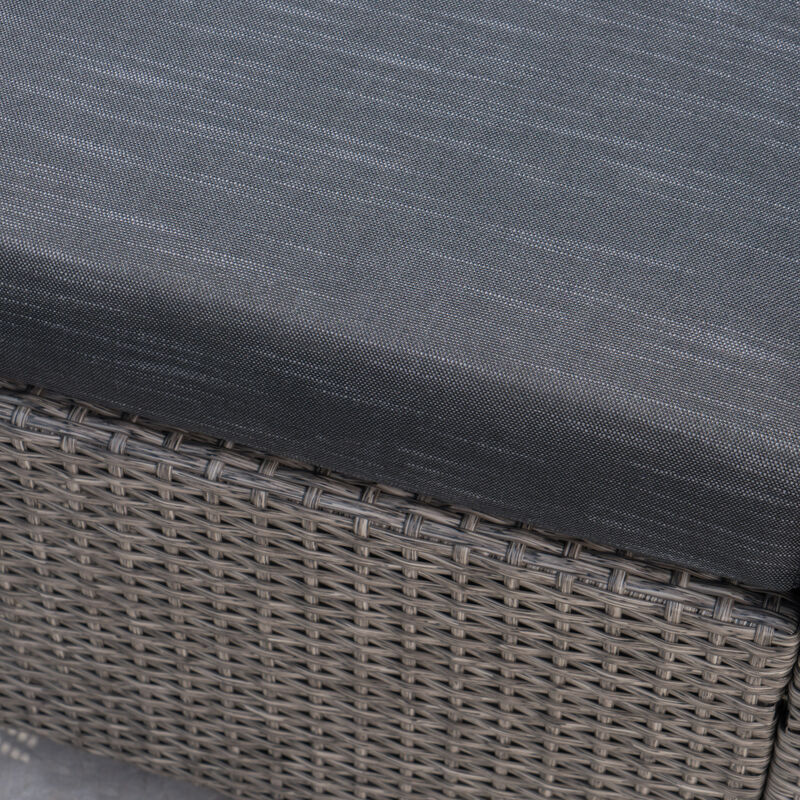 Christopher Knight Home Andrews Outdoor Wicker Swivel Club Chair with Water-Resistant Cushions image number 8