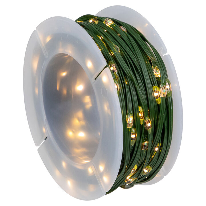 200ct Multi-Function Warm White Christmas Fairy Lights  64.5ft Green Wire