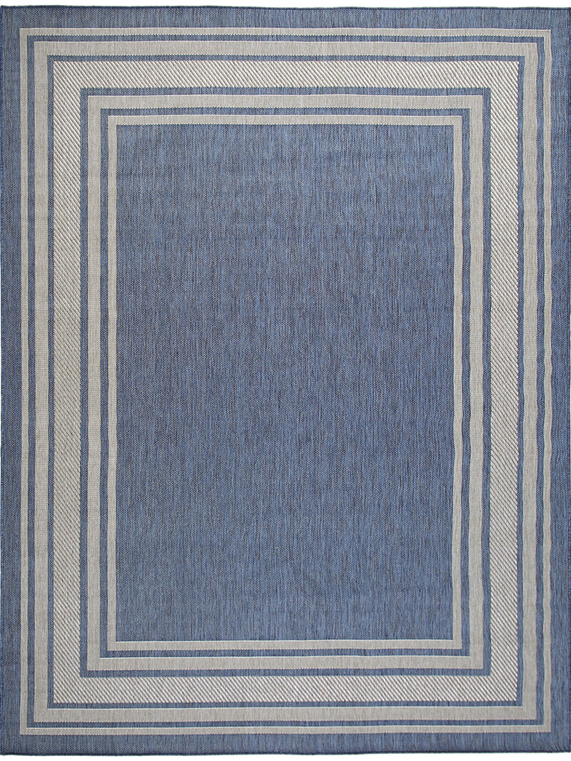 Horizon Indoor/Outdoor HOZ03 Denim 8' x 10' Rug