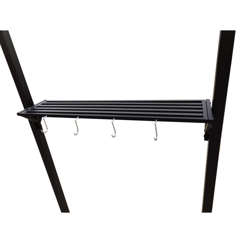 Streamdale 8x4ft Metal Grill Gazebo with Soft Top Steel Frame Hooks and Bar Counters image number 7