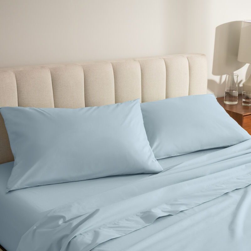 100% Organic Cotton Percale Cooling Pillowcase Set image number 2
