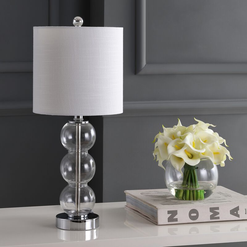 February Glassmetal LED Table Lamp