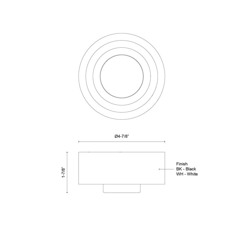 Arco 5-in Damp-Rated Dimmable LED Wall Sconce image number 8