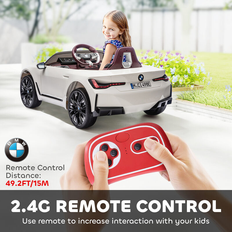 BreeBe 12V Electric Car for Kids with 2.4G Remote Control, Suspension image number 4