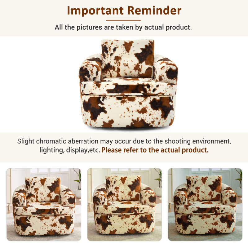 Merax Modern 360&deg; Swivel Accent Chair