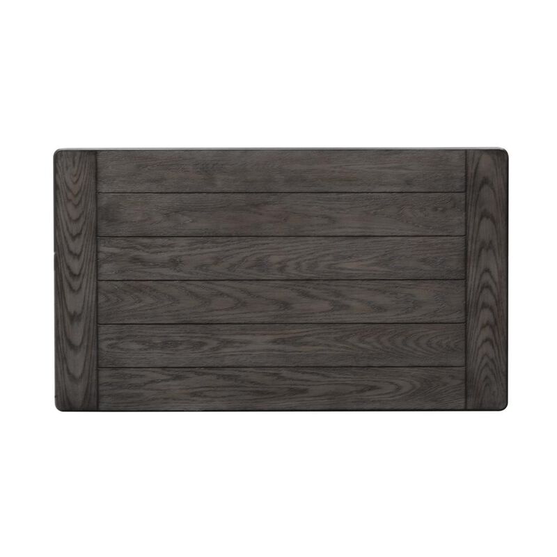 Liberty Furniture Allyson Park Rectangular Cocktail Table in Wirebrushed White w/ Charcoal Top image number 2