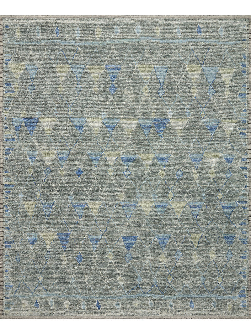Anissa ANI03 Blue/Sage 5'6" x 8'6" Rug