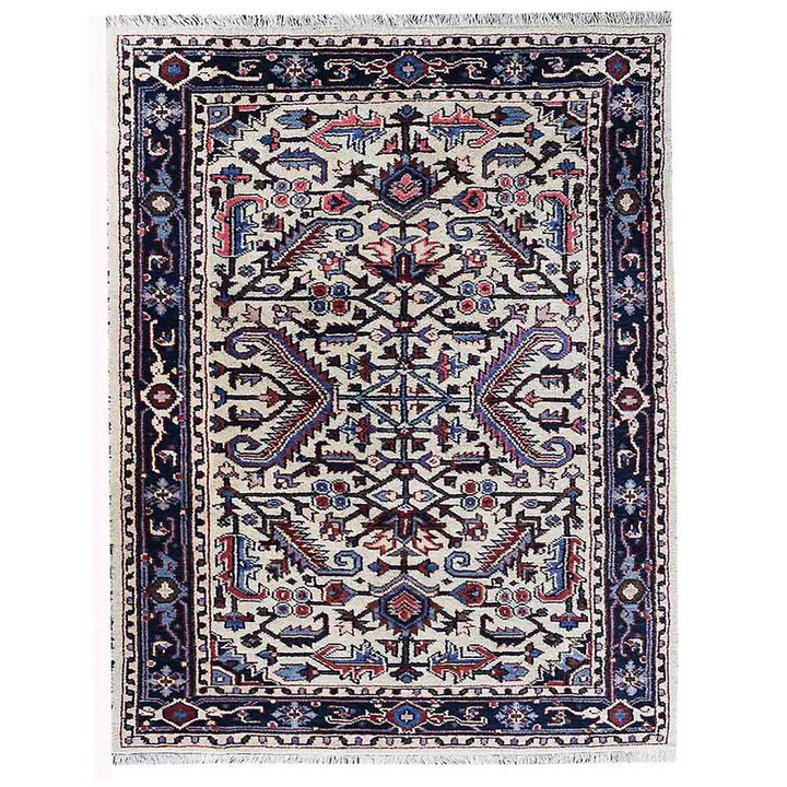 Rugsotic Carpets Hand Knotted Afghan Silk And Wool Size Area Rug Size AF0118