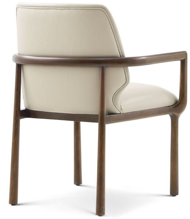 Kesden Leather Dining Armchair