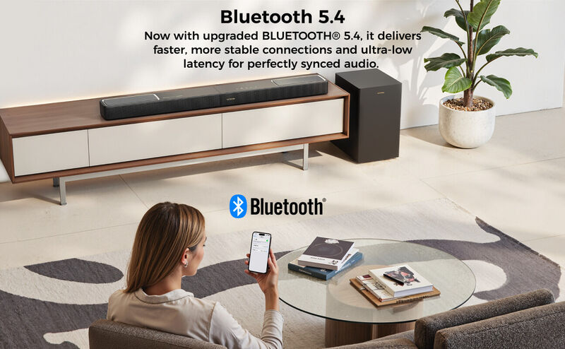 ULTIMEA Skywave F40 Boom 5.1.2ch Sound Bar with Dolby Atmos, Surround Sound System for Home Theater image number 7