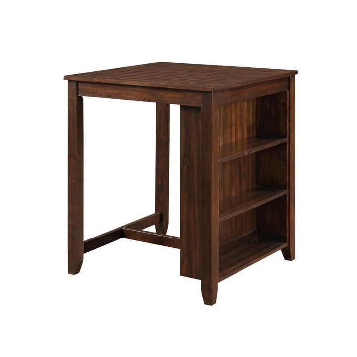 Solid Wood Small Dining Table for 2 &ndash; Compact Table and Chairs Set