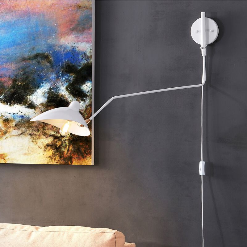 Frank Iron Retro Swing LED Wall Sconce image number 1