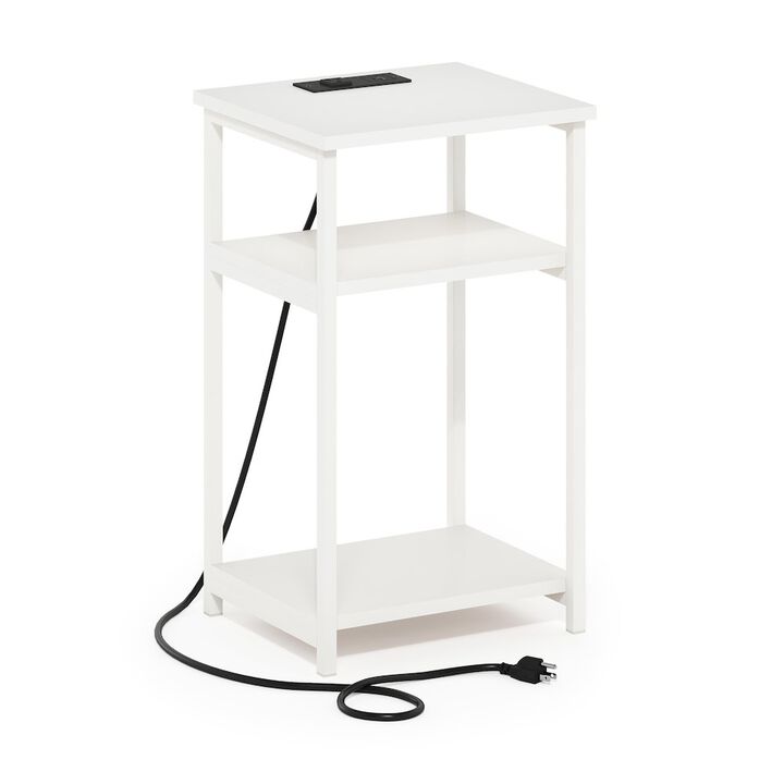 3-Tier Metal Frame Open Storage Side Table, End Table