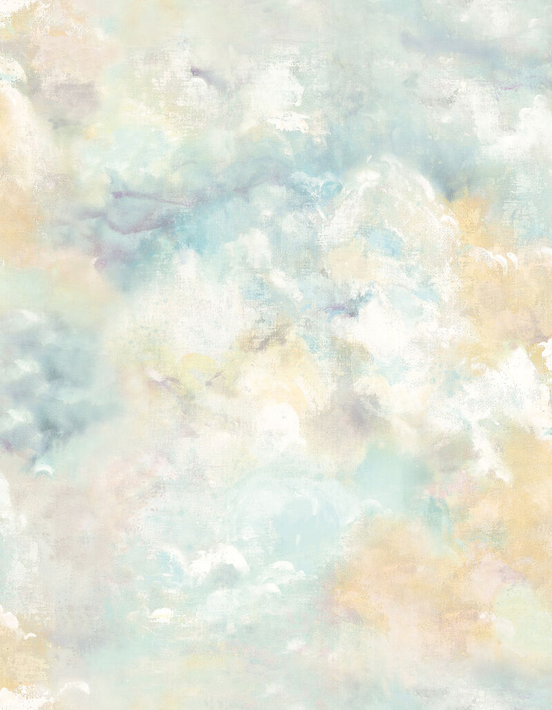 Aria Aquamarine Abstract Wallpaper (Set of 2) image number 0