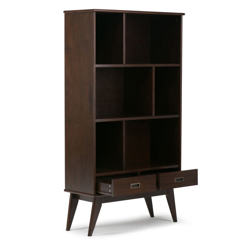 Tankib Mid Century Wide Bookcase image number 2