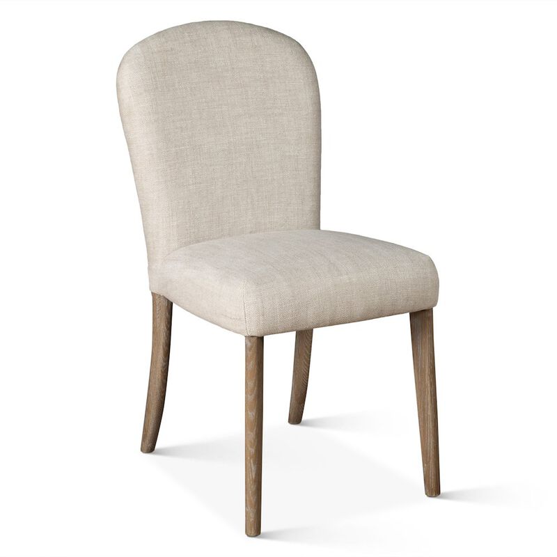 World Interiors Olivia Dining Chair in Beige Linen image number 1