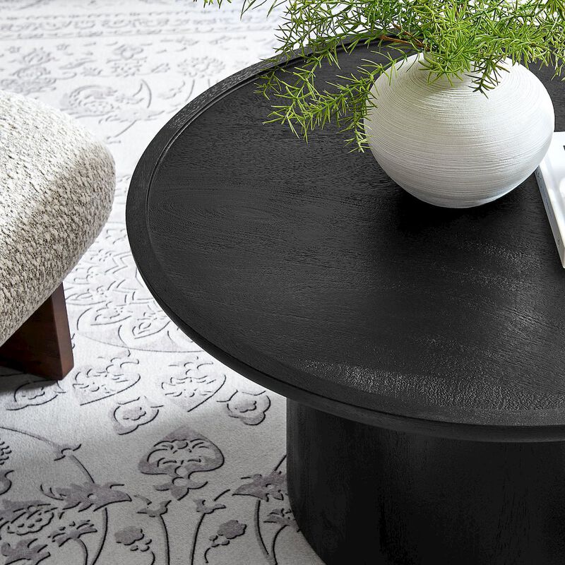 Holloway 30" Round Wood Coffee Table image number 6