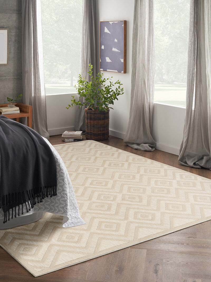 Versatile NRV01 Cream 10' x 14' Rug