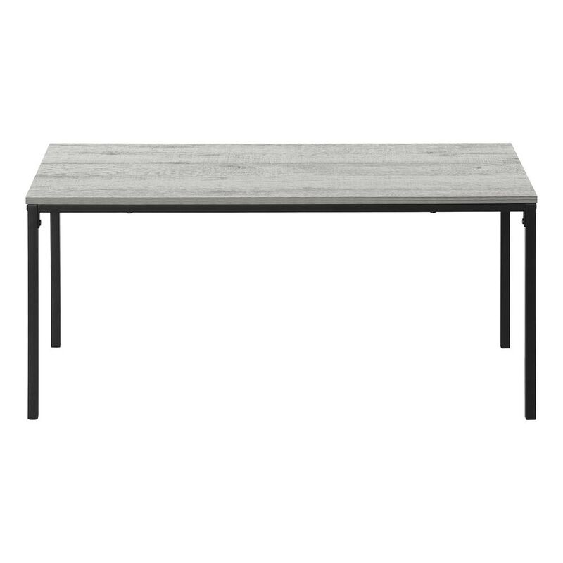Coffee Table, Accent, Cocktail, Rectangular, Living Room, 40L, Grey Laminate