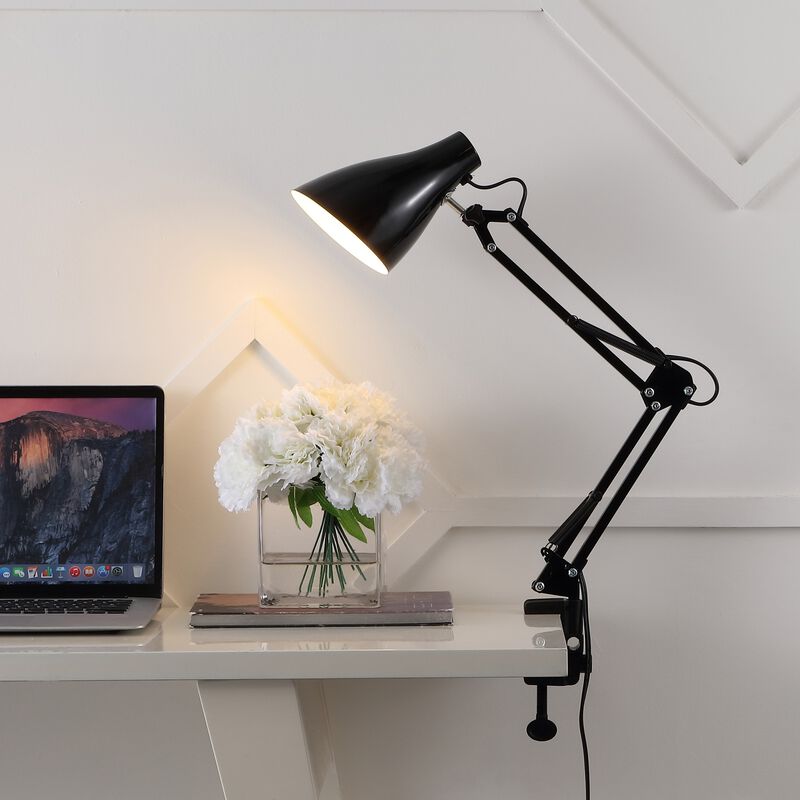 Odile Classic Industrial Adjustable Articulated Clamp On LED Task Lamp