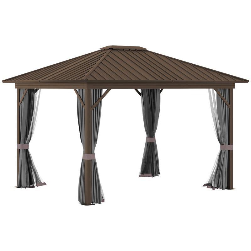 Hivvago 10x10 Pop Up Canopy Tent with Sidewalls image number 0