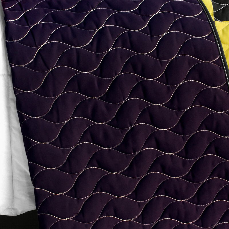 Break Free Party Quilted Patchwork Quilt Set 3PC Queen Size Cozy Bedding image number 3