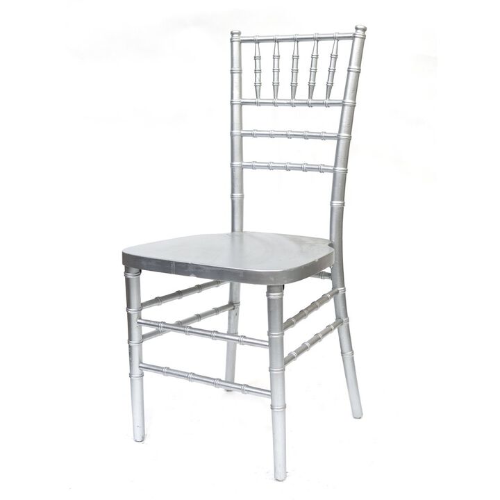 Commerical Seating Products European Silver Wood Dining Chairs