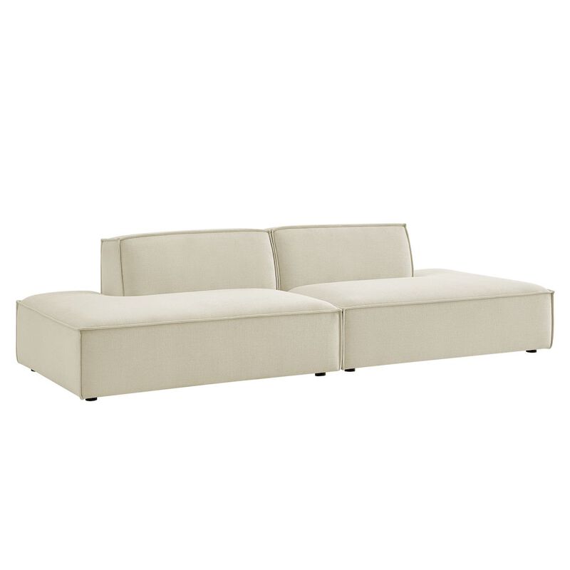 Restore 2-Piece Performance Fabric Upholstered Modular Loveseat image number 0