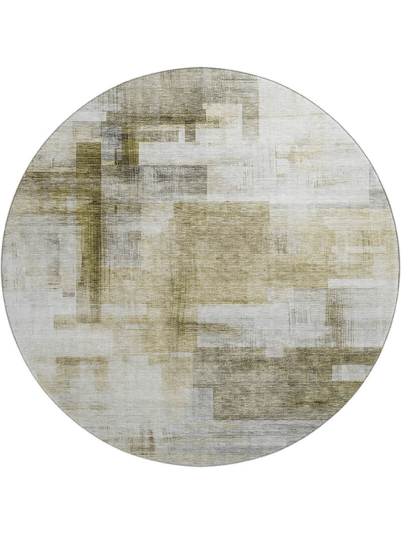 Ravenna RN6 Taupe 8' Round Rug