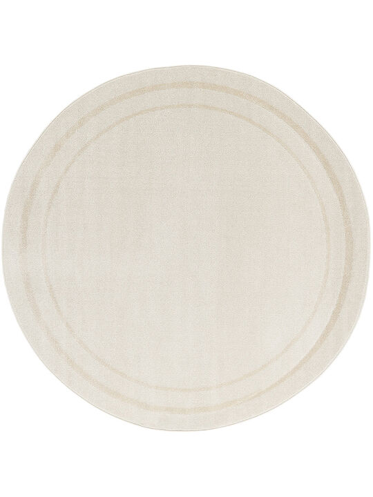 Nourison Essentials NRE02 Ivory/Gold 6' x Round Rug