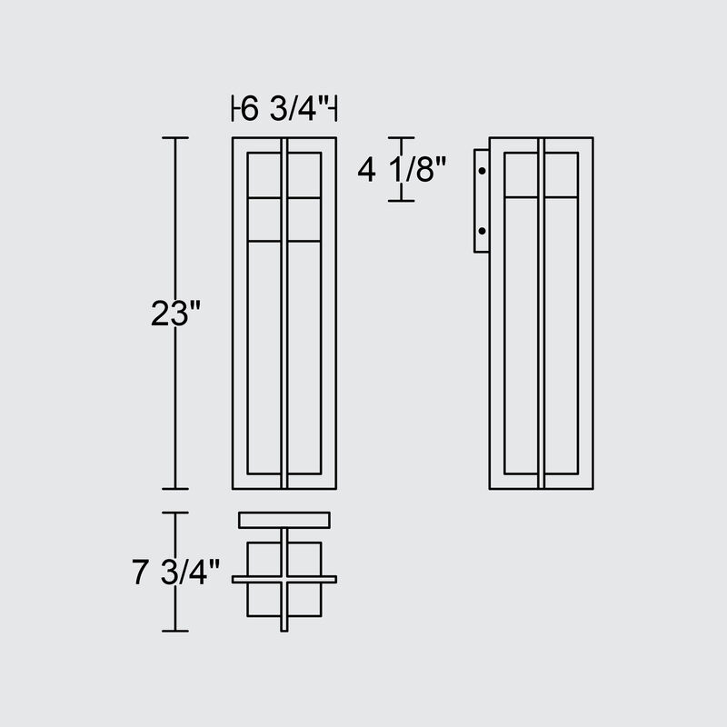 4 Bar 23 inch LED Wall Sconce image number 5