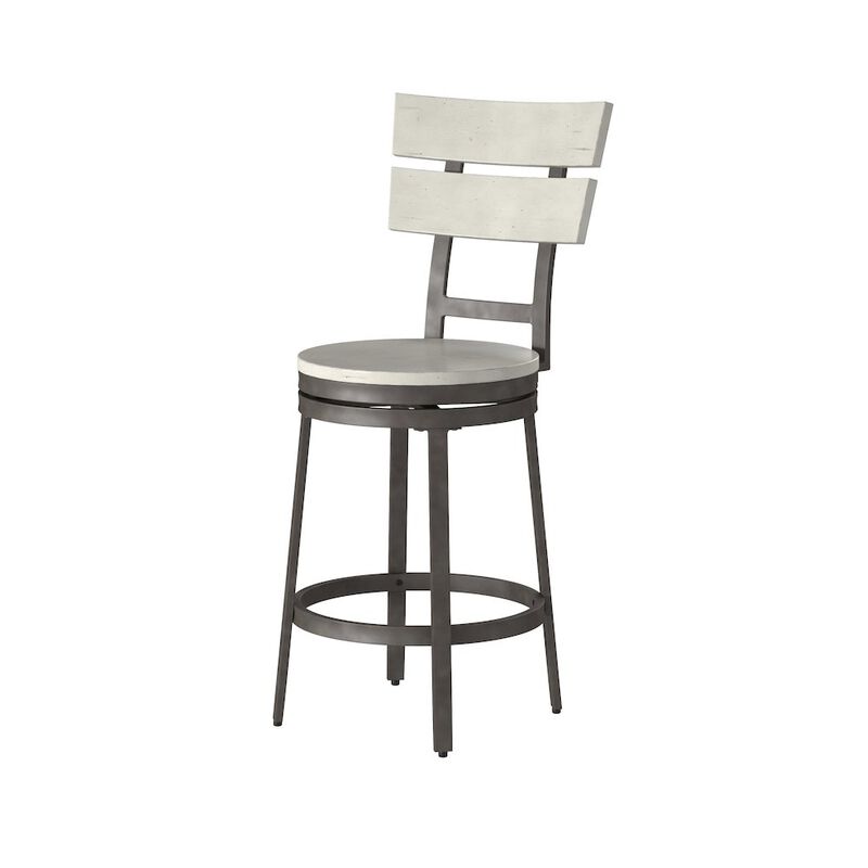 Wilson 24" Swivel Stool - Middle Gray