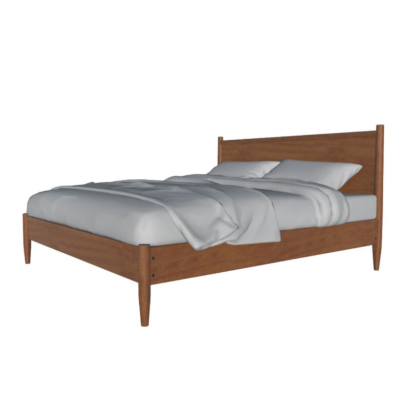 Bedroom Set in Wood &ndash; 3 Piece Set with 2 Nightstands image number 6
